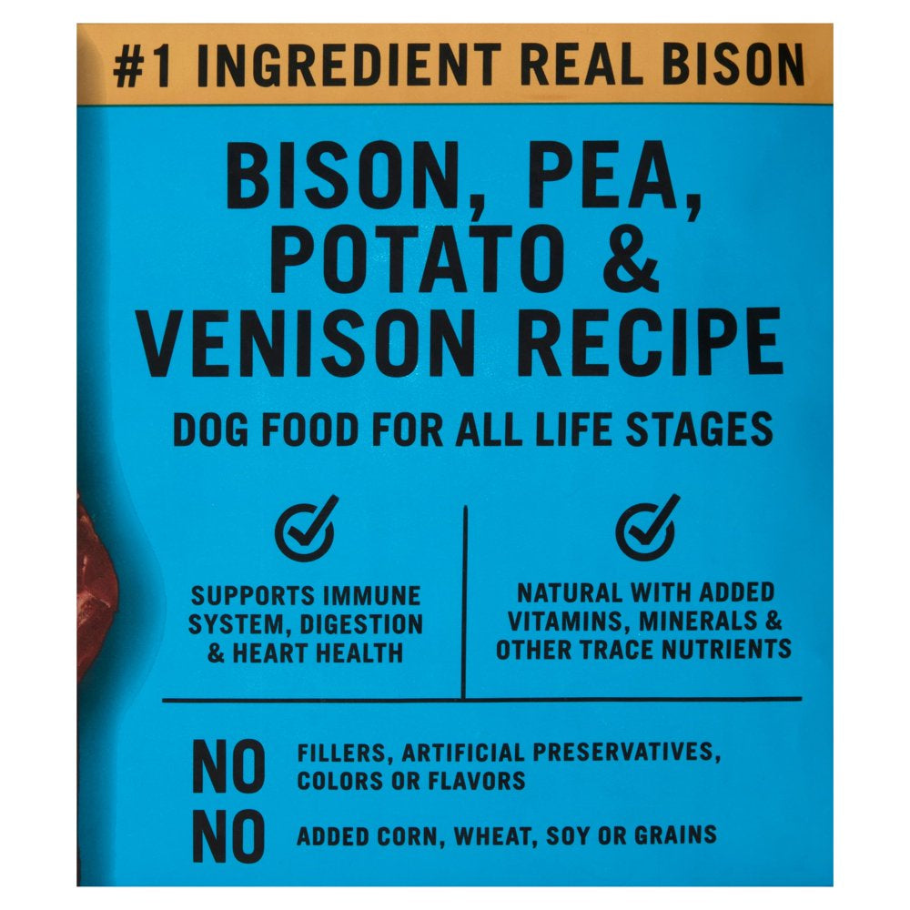 Pure Balance Wild & Free Bison, Pea, Potato & Venison Recipe Dry Dog ...