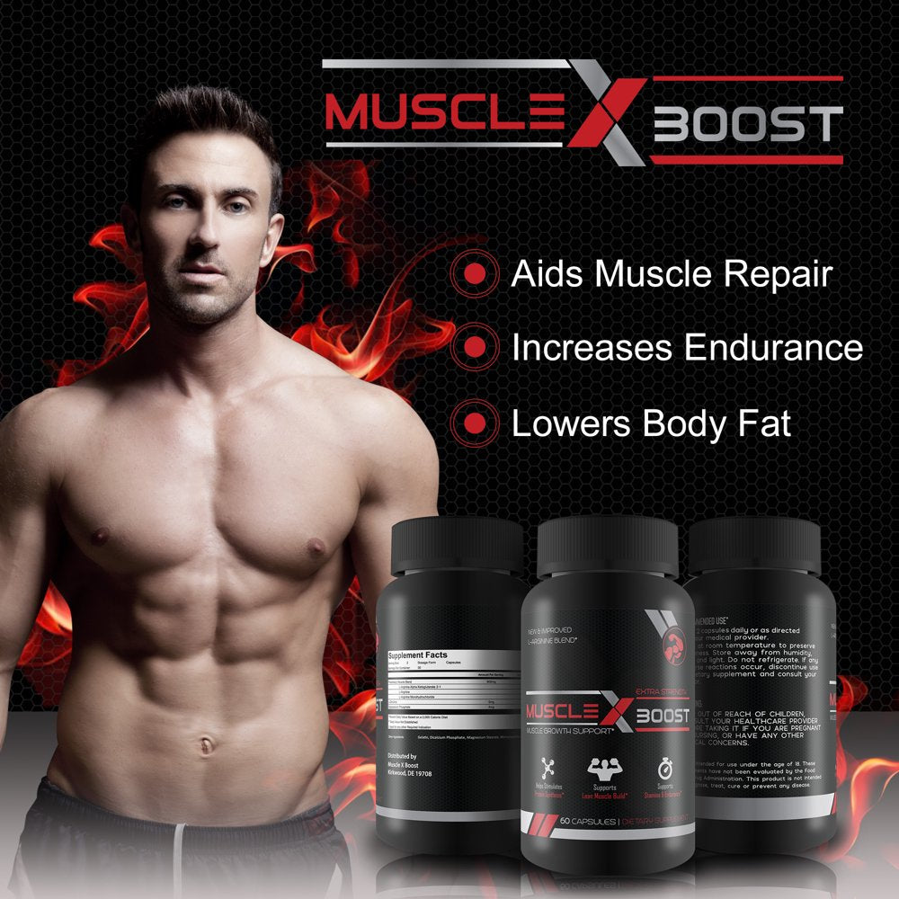 Muscle Boost Booster Muscle X Boost - L-Arginine & Nitric Oxide Formula