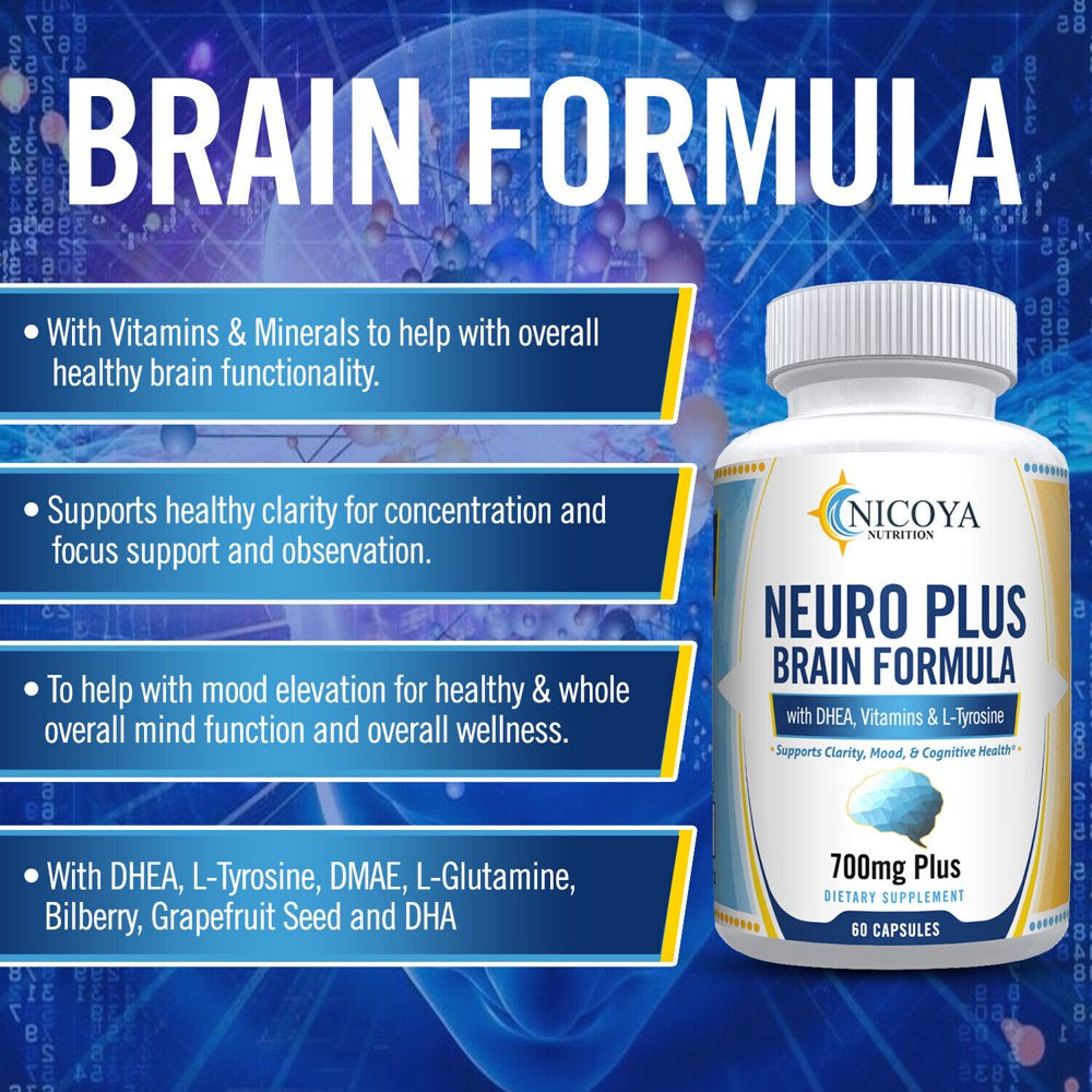Neuro Code Supplement Neuro Plus: Brain Formula for Focus & Memory - 60ct