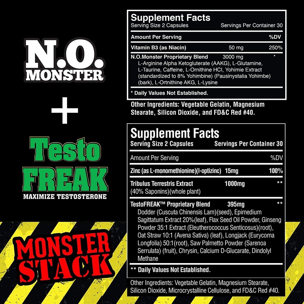 Nitric Oxide & T Booster - 2 Bottles | Colossal Labs