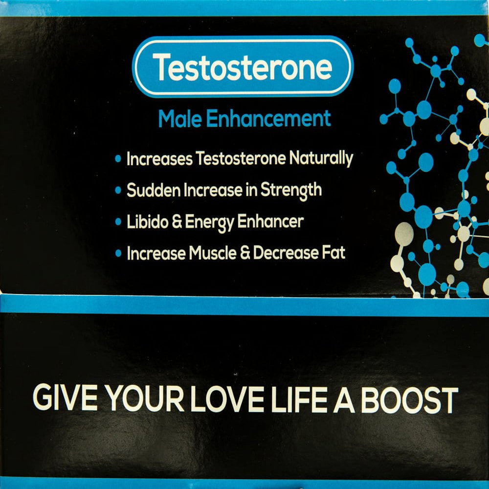 Testosterone Window Display Swiss Navy Testosterone Booster - 24 Count Display
