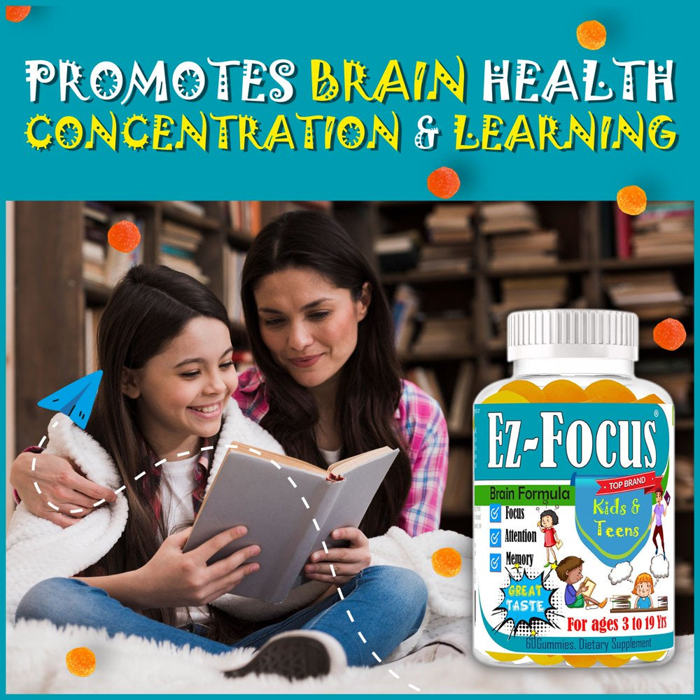 Kids Brain Focus Gummies - Memory & Attention Support