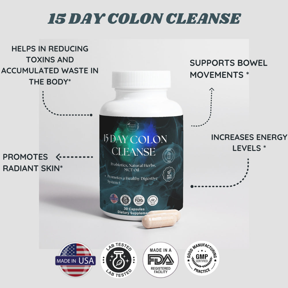 15-Day Colon Cleanse | Natural Detox & Relief