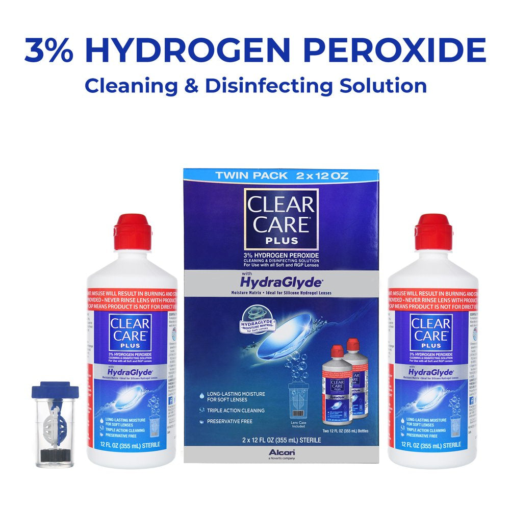 Clear Care Plus Contact Solution - Twin Pack