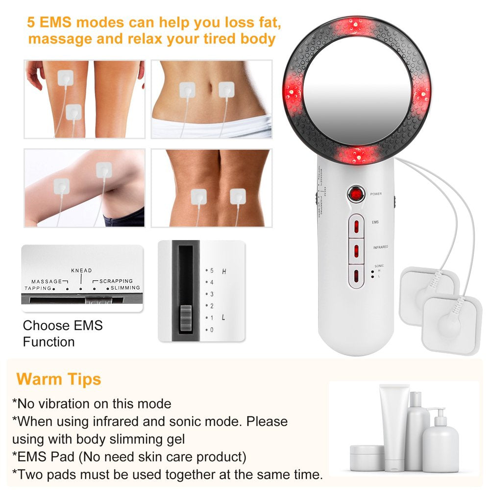 3-in-1 Body Shaping Machine - EMS, Sonic & Infrared