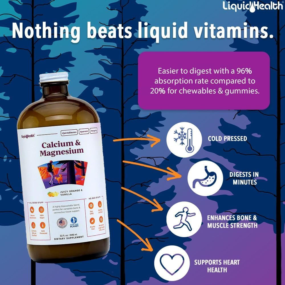 Liquid Calcium & Magnesium - Joint & Bone Support