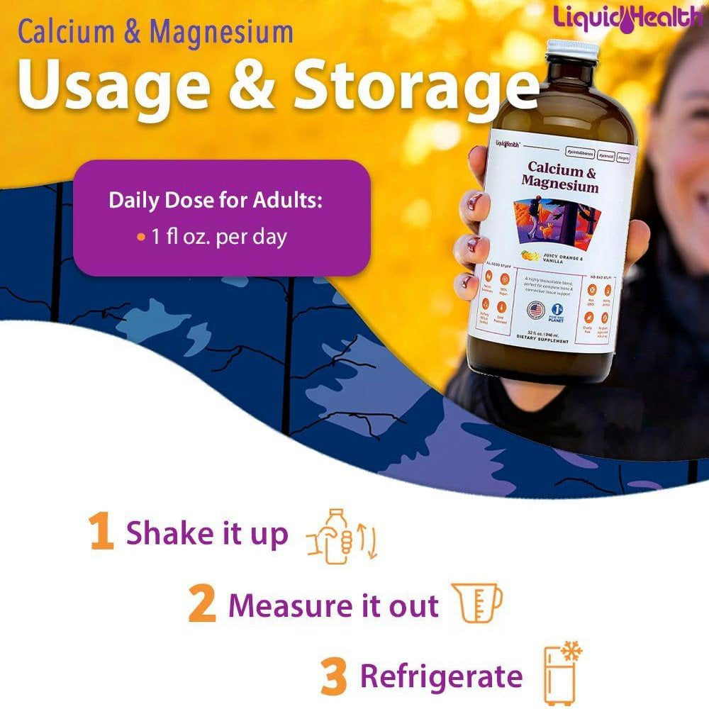 Liquid Calcium & Magnesium - Joint & Bone Support