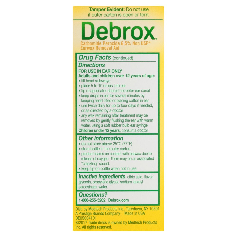 Debrox Bulb Debrox Ear Wax Removal Kit - Safe & Effective