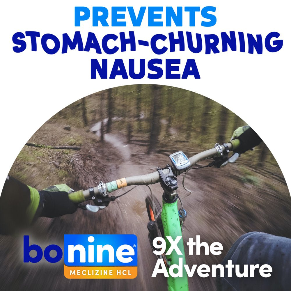 Bonine Chewable Motion Sickness Relief - Raspberry 8ct