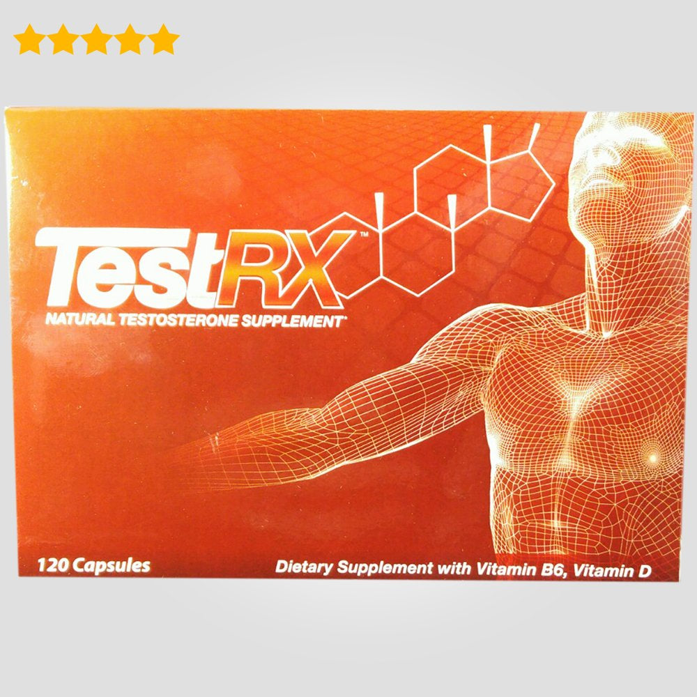 Testred TestRX - Men's Health Supplement | 120 Capsules