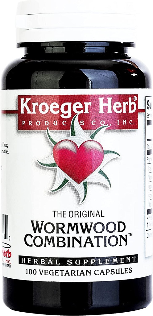 Wormwood Combination Capsules - 100 Count