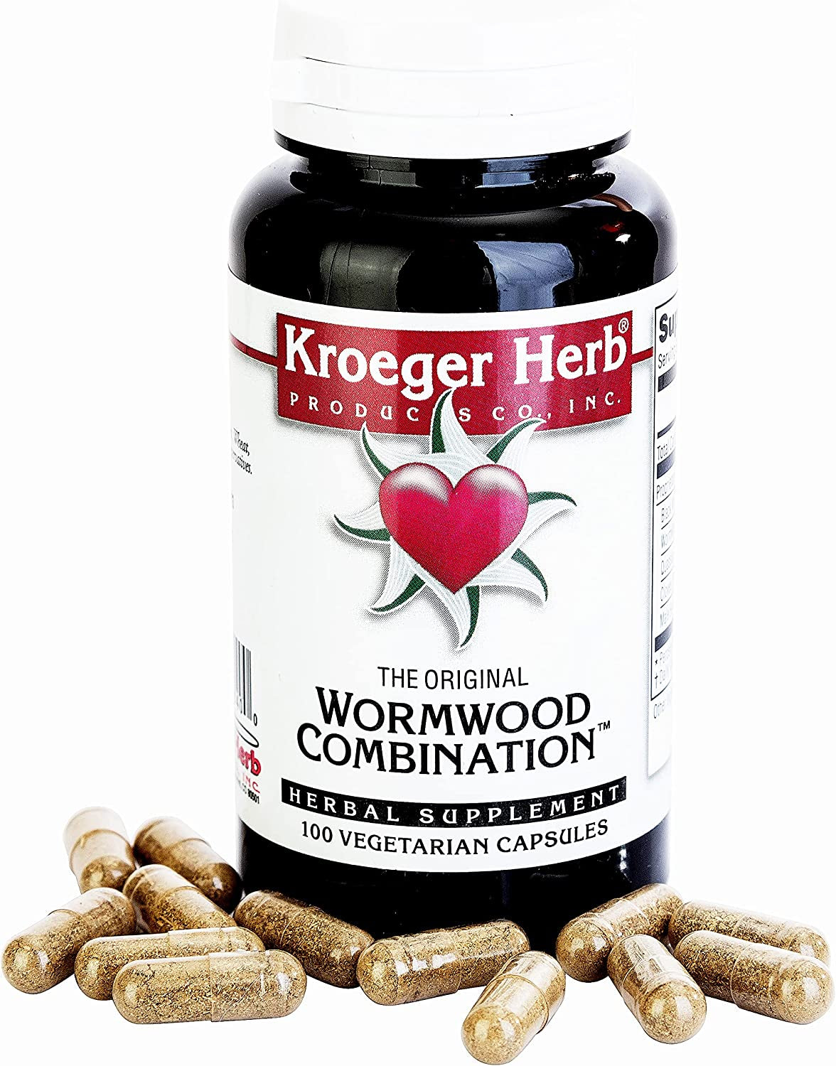 Wormwood Combination Capsules - 100 Count