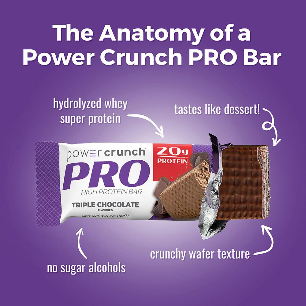 Pro Candy Power Crunch PRO Chocolate Protein Bar - 4 Pack
