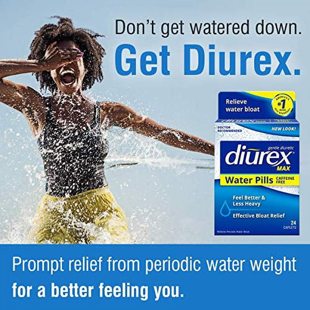 Diurex Max Water Pills - 24 Count