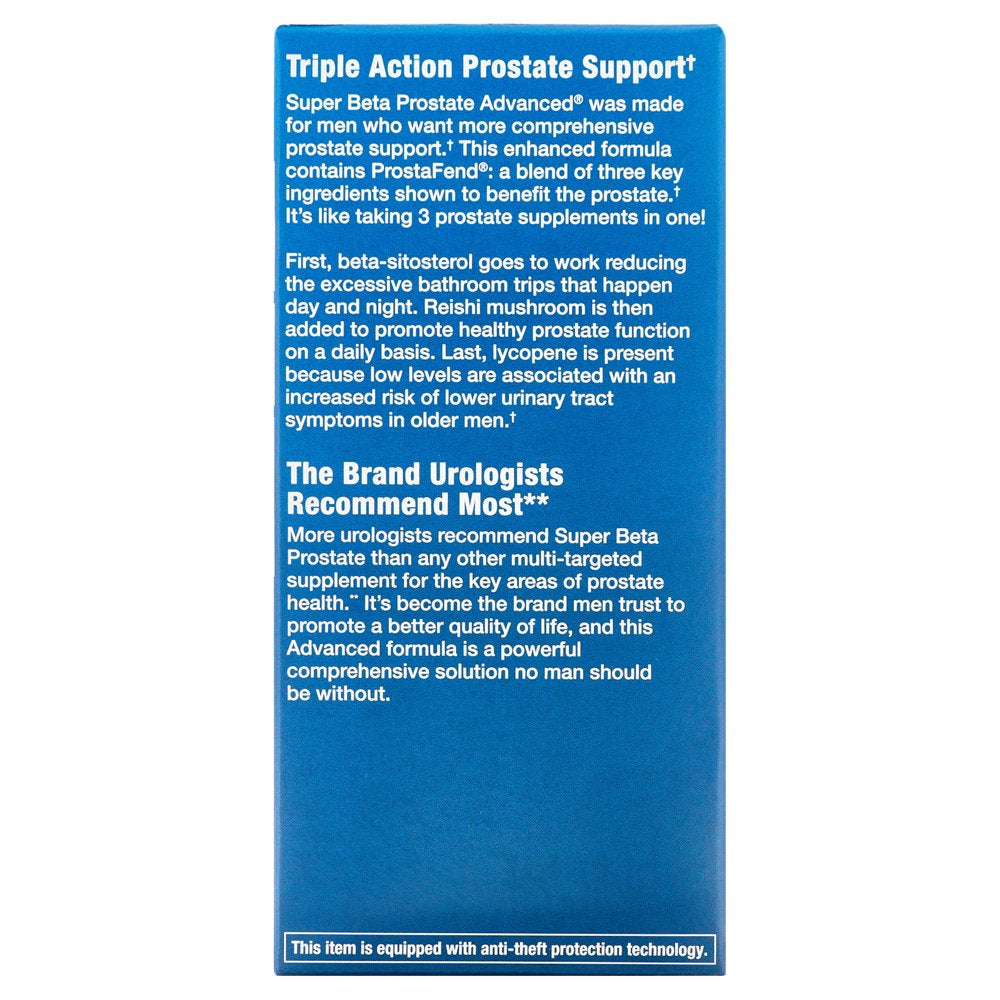 Login Caplets Super Beta Prostate Advanced - 60 Caplets