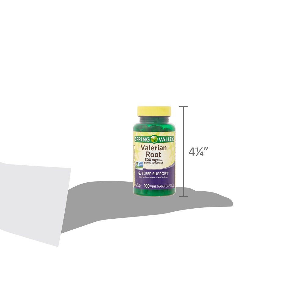 Spring Valley Root Powder Valerian Root Capsules - Spring Valley - 100 Count