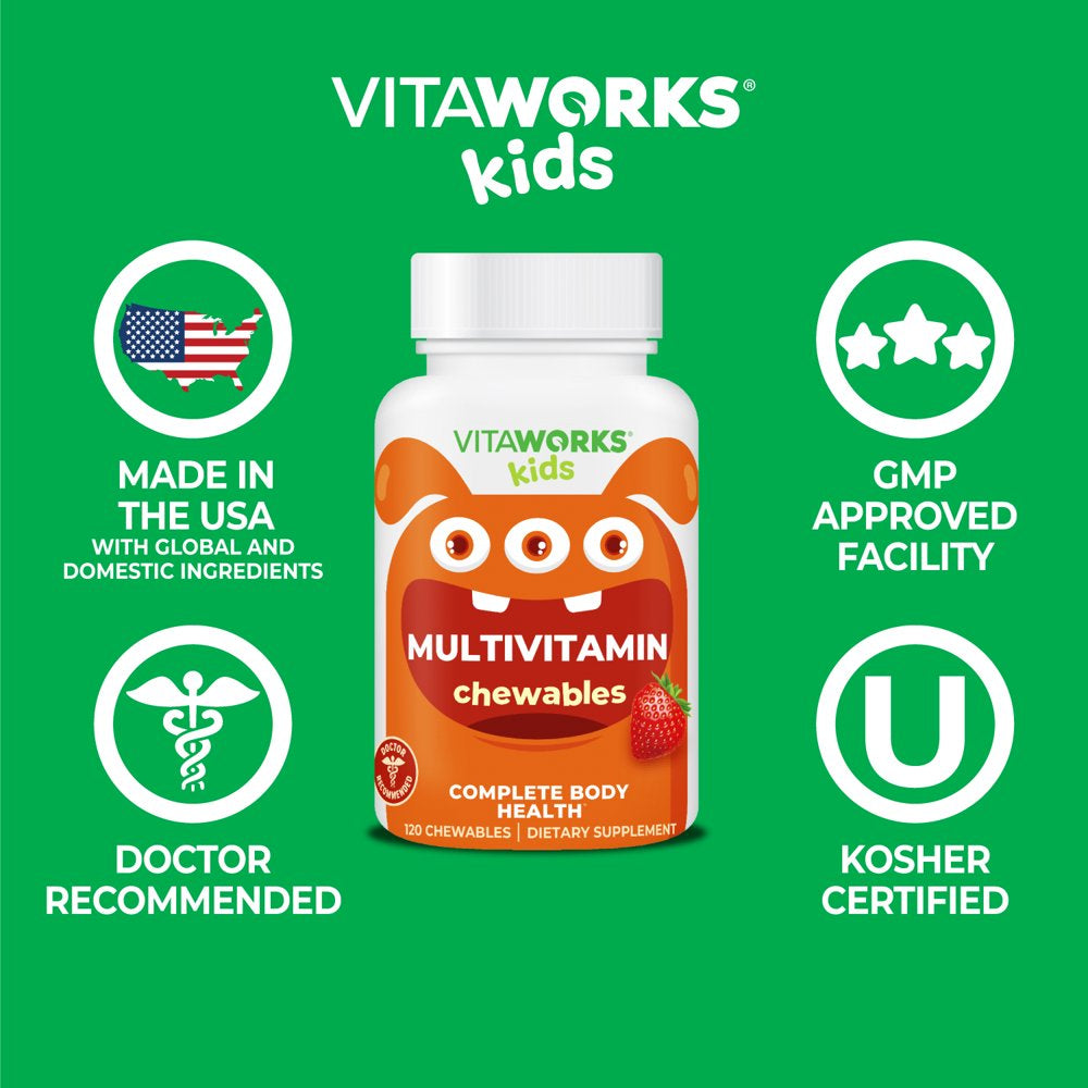 Kids Multivitamin Chewables | Iron & Minerals