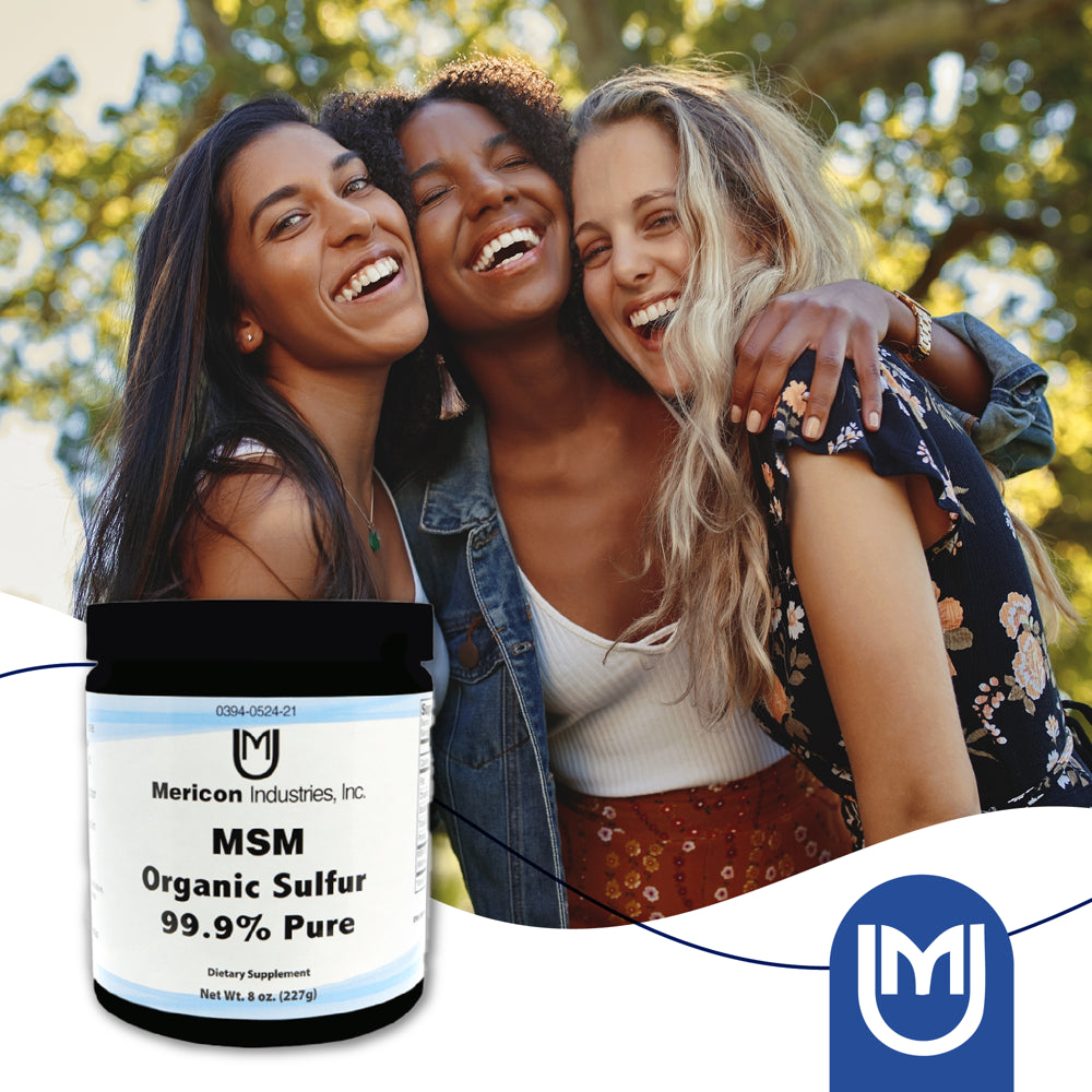 MSM Organic Sulfur Powder - 8oz | Mericon Industries