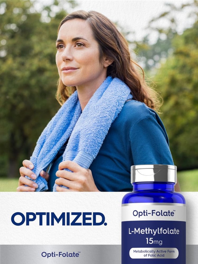 L-Methylfolate 15mg | Opti-Folate - 60 Capsules