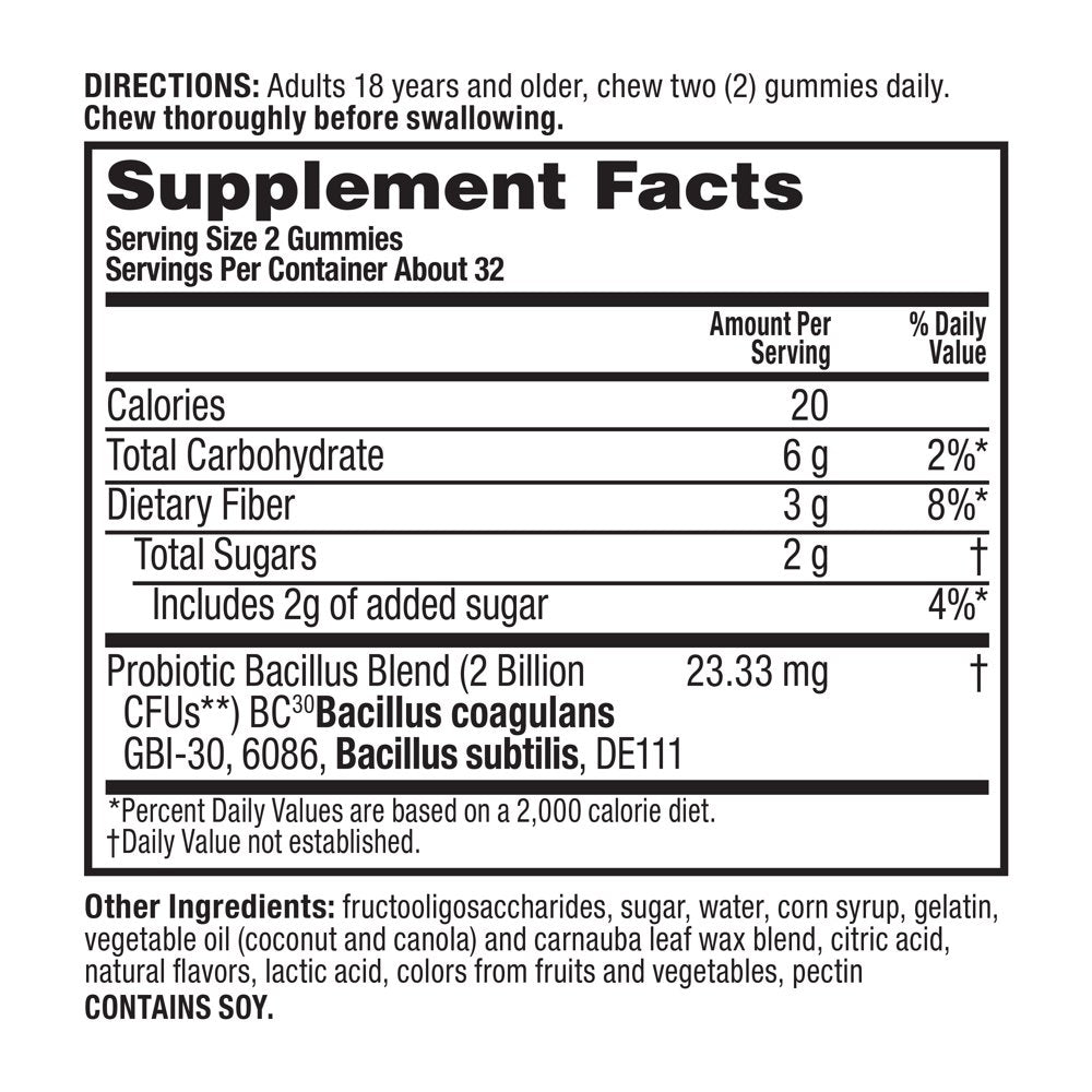 Probiotic Gummies - Digestive Advantage - 65 Count