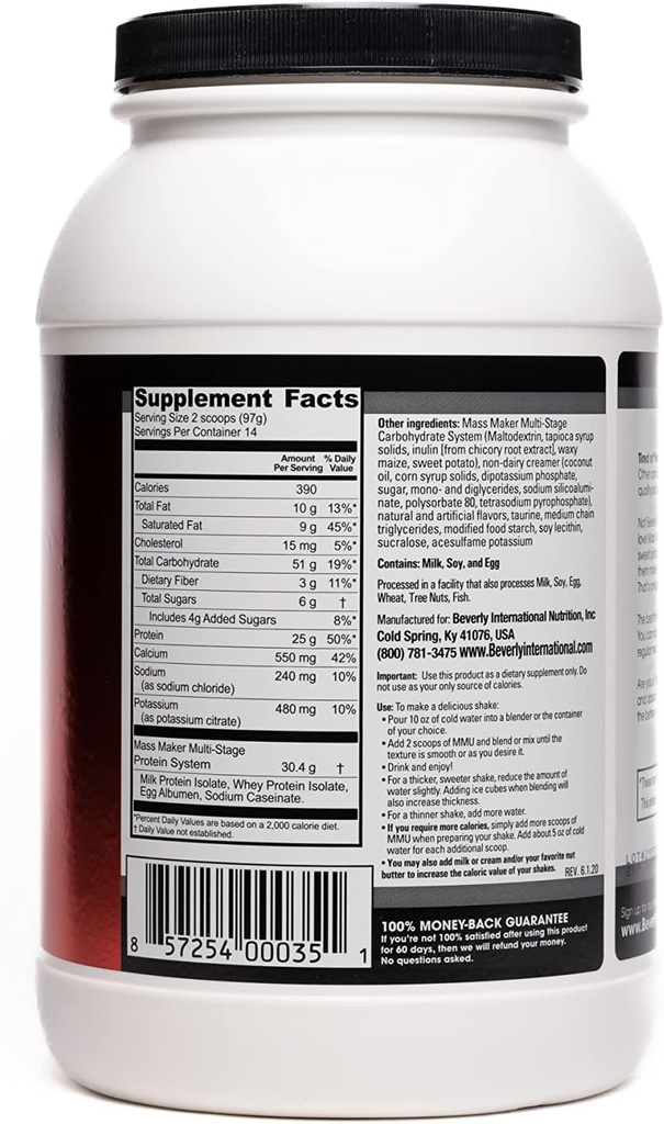 Protein Maker Mass Maker Ultra Vanilla - Beverly International