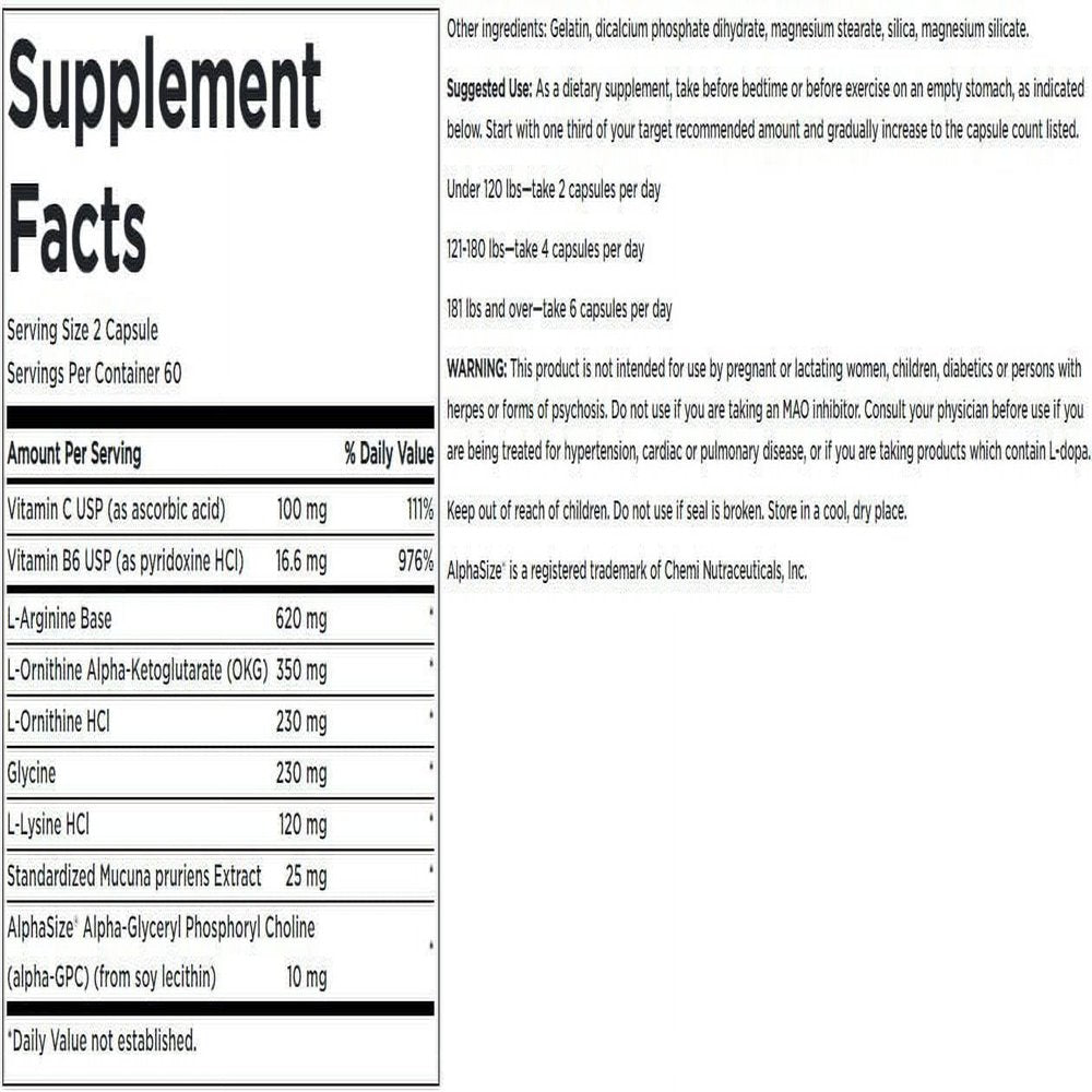 Swanson GHR Formula - Growth Hormone Support