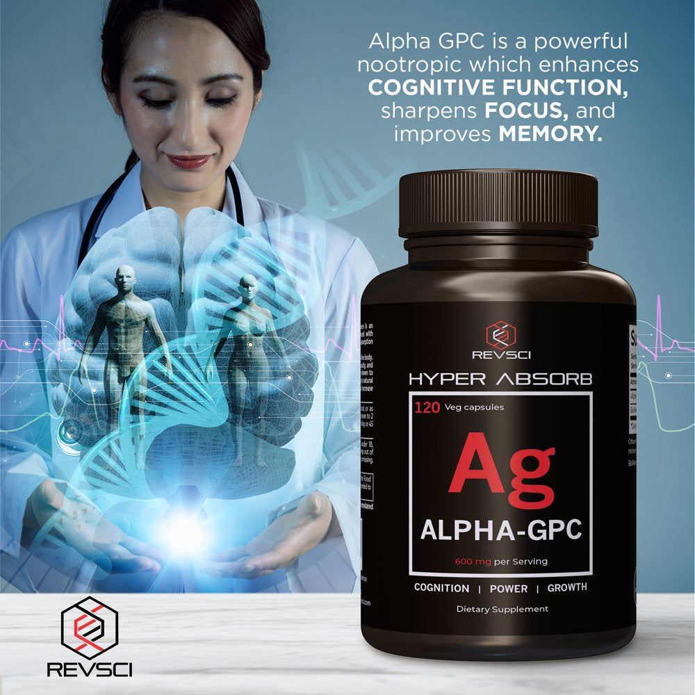 Alpha GPC Choline Supplement - Brain & Focus Support