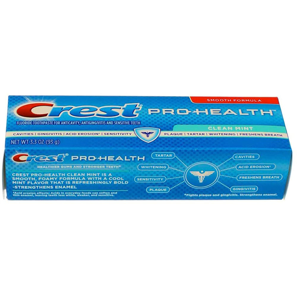 Crest Pro-Health Clean Mint Toothpaste - 3.3 Oz