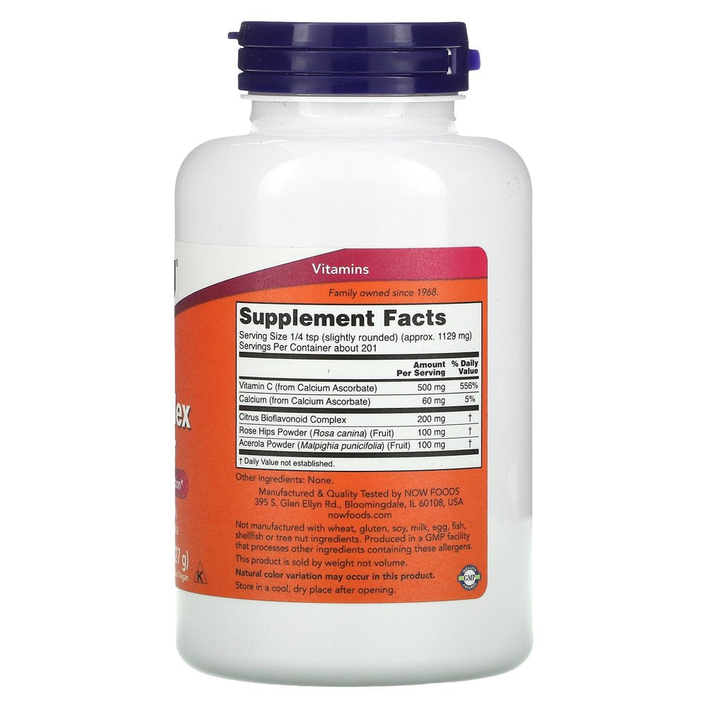 Buffered C-Complex Powder 8oz - NOW Foods