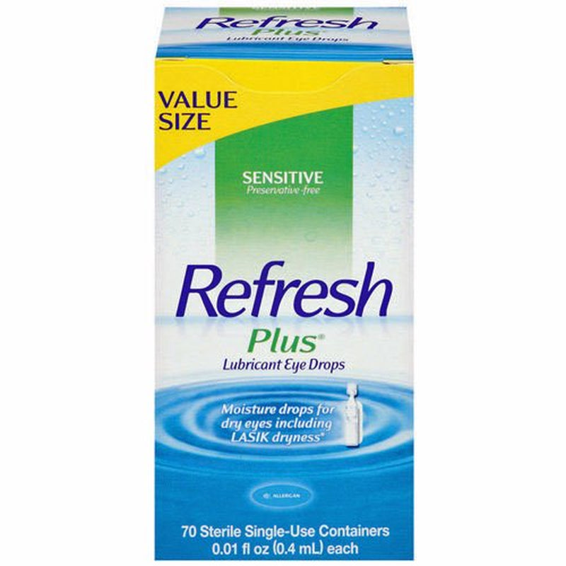 Refresh Plus Eye Drops - 70 Count | Dry Eye Relief