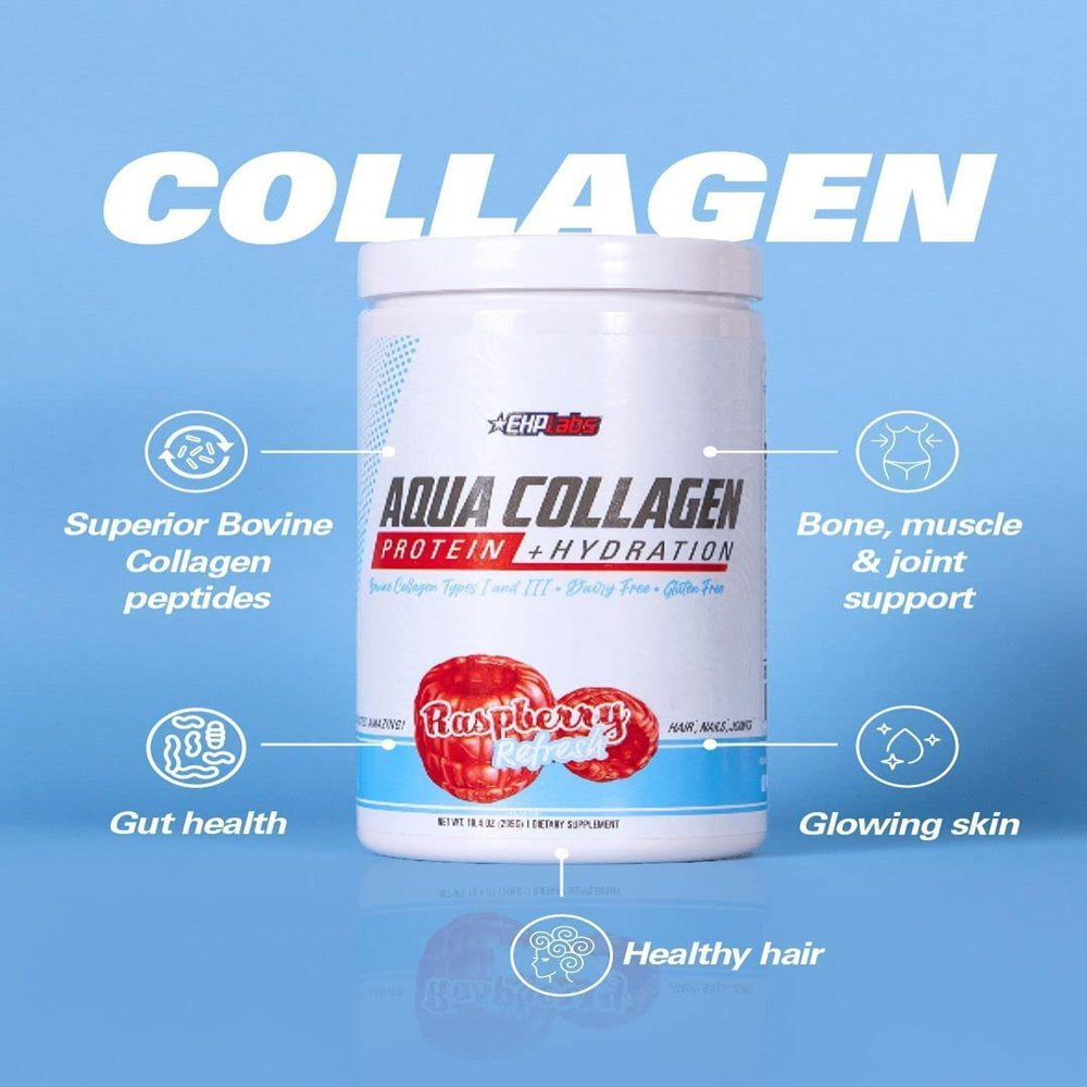 Aqua Collagen Peptides - Raspberry Refresh - EHP Labs