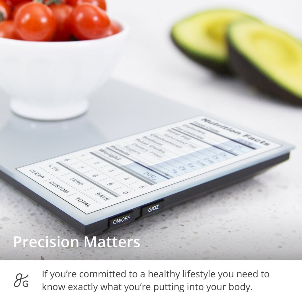 Fact Scale Nutrition Food Scale | Calorie & Macro Counter
