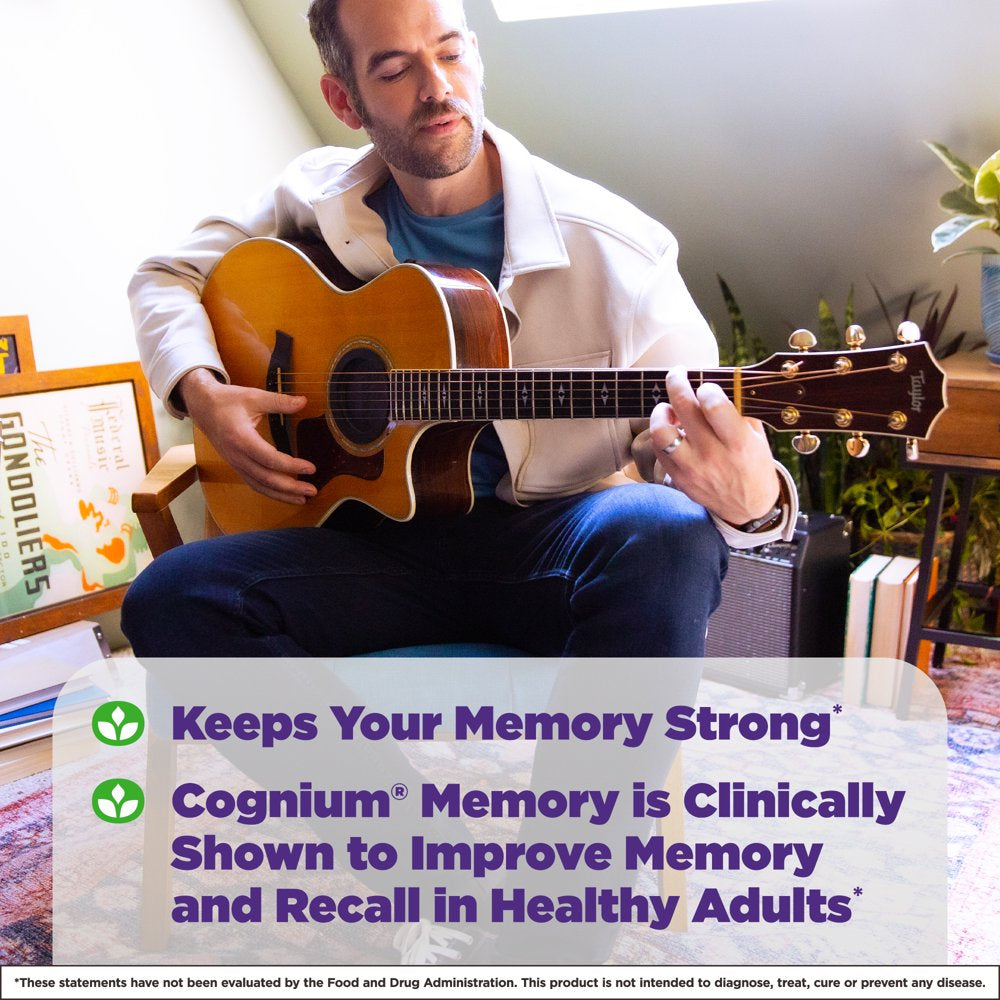 Memo R Tablets Natrol Cognium Memory Tablets, Brain Health Support Supplement, 100Mg ...