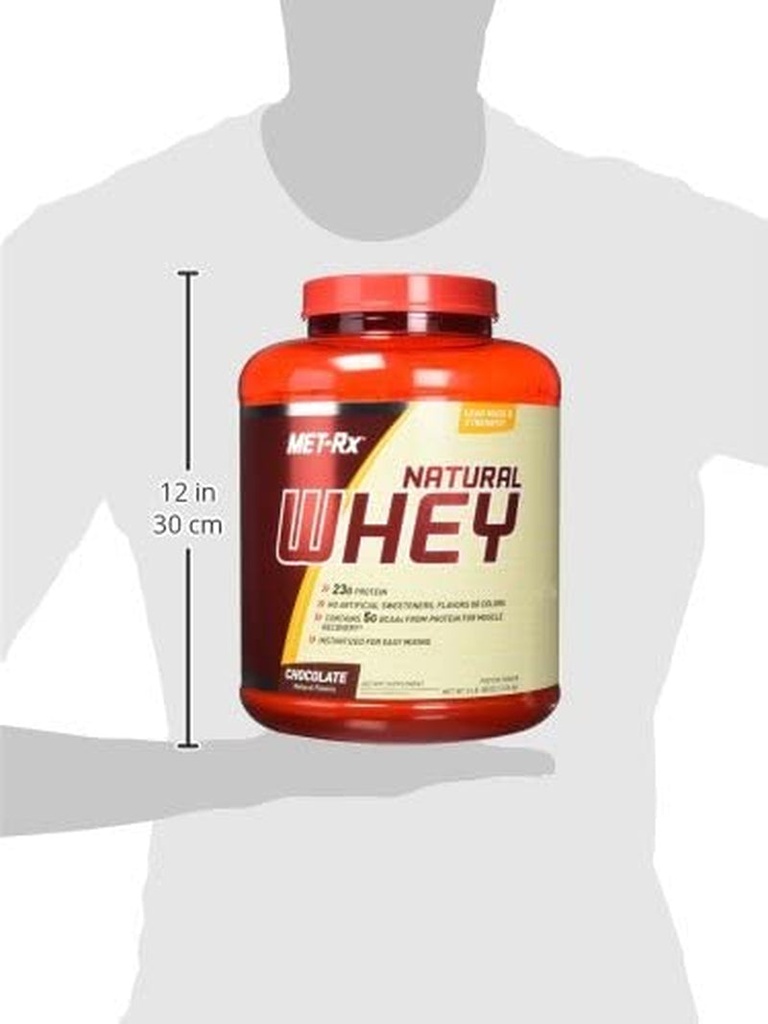 Met Rx Powder Met-Rx Natural Whey Protein - Chocolate, 5lb
