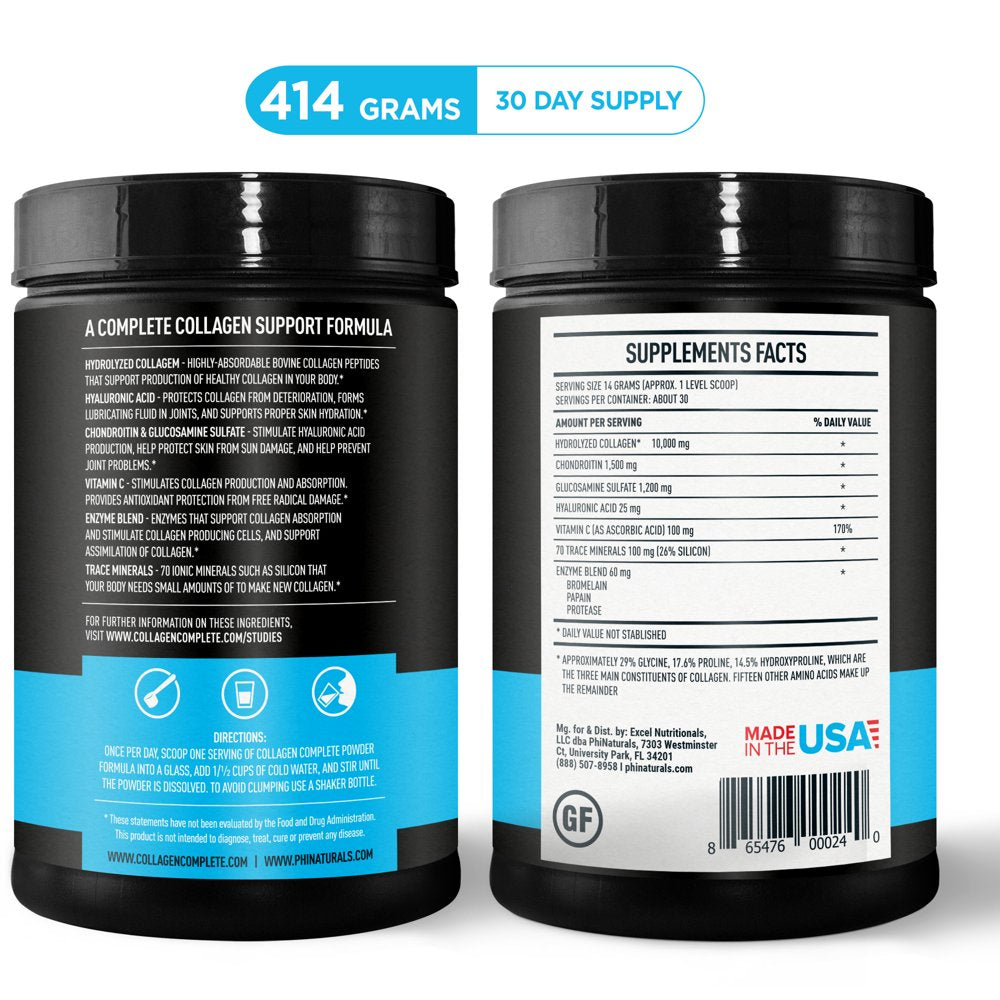 Collagen Complete Powder - Skin, Joint & Hair Support