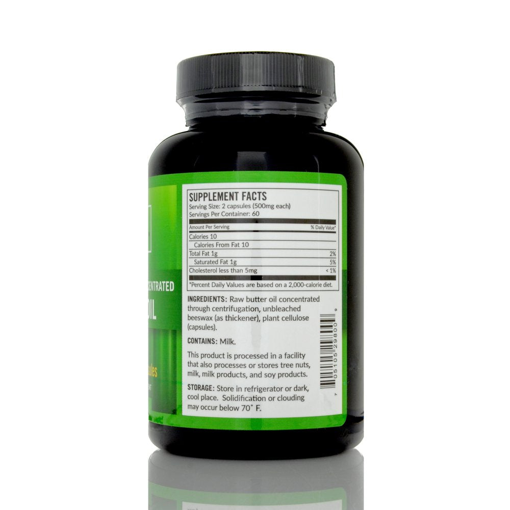 Butter Oil Capsules - 120 Count | Green Pasture
