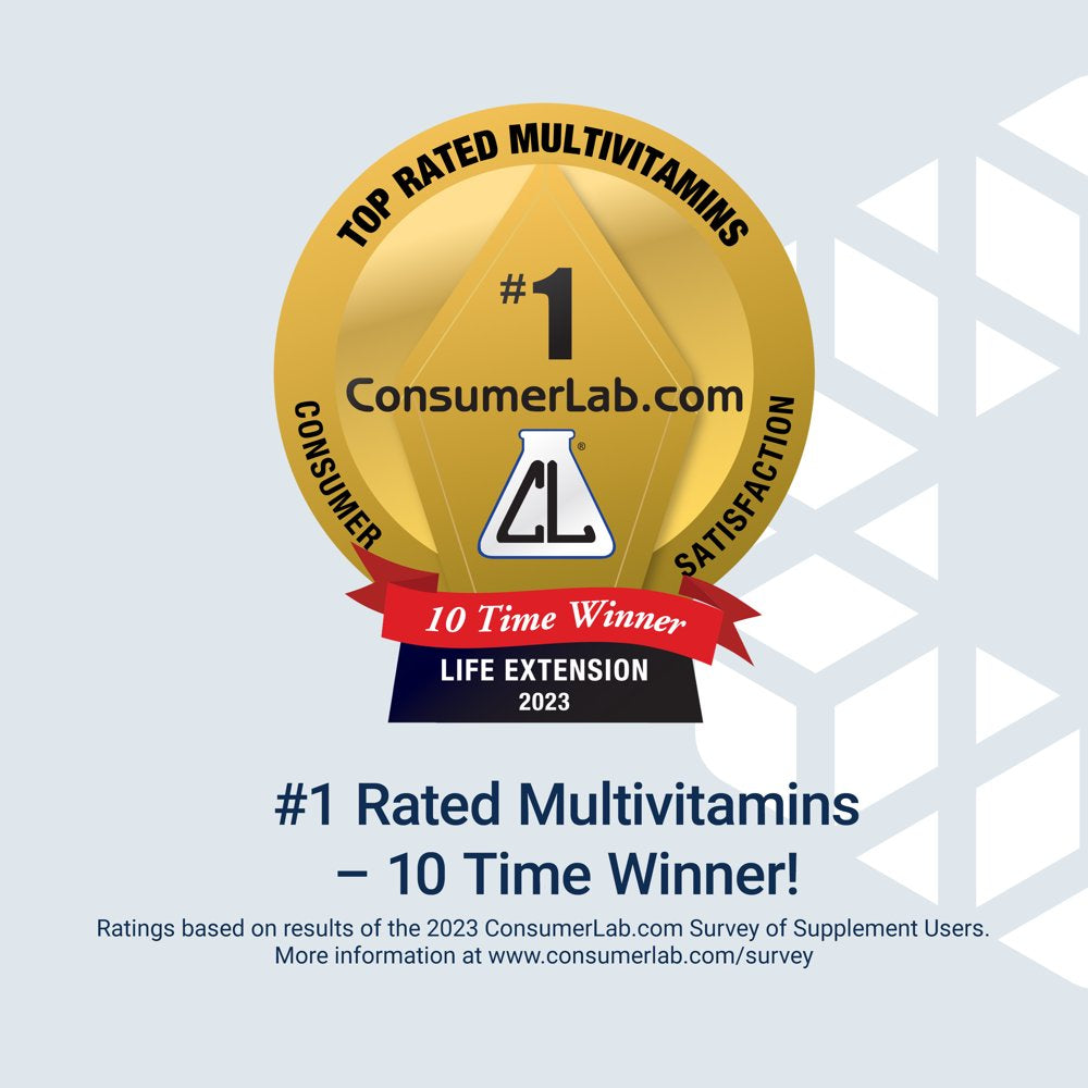Life Extension Two-Per-Day Multivitamin - 120 Capsules