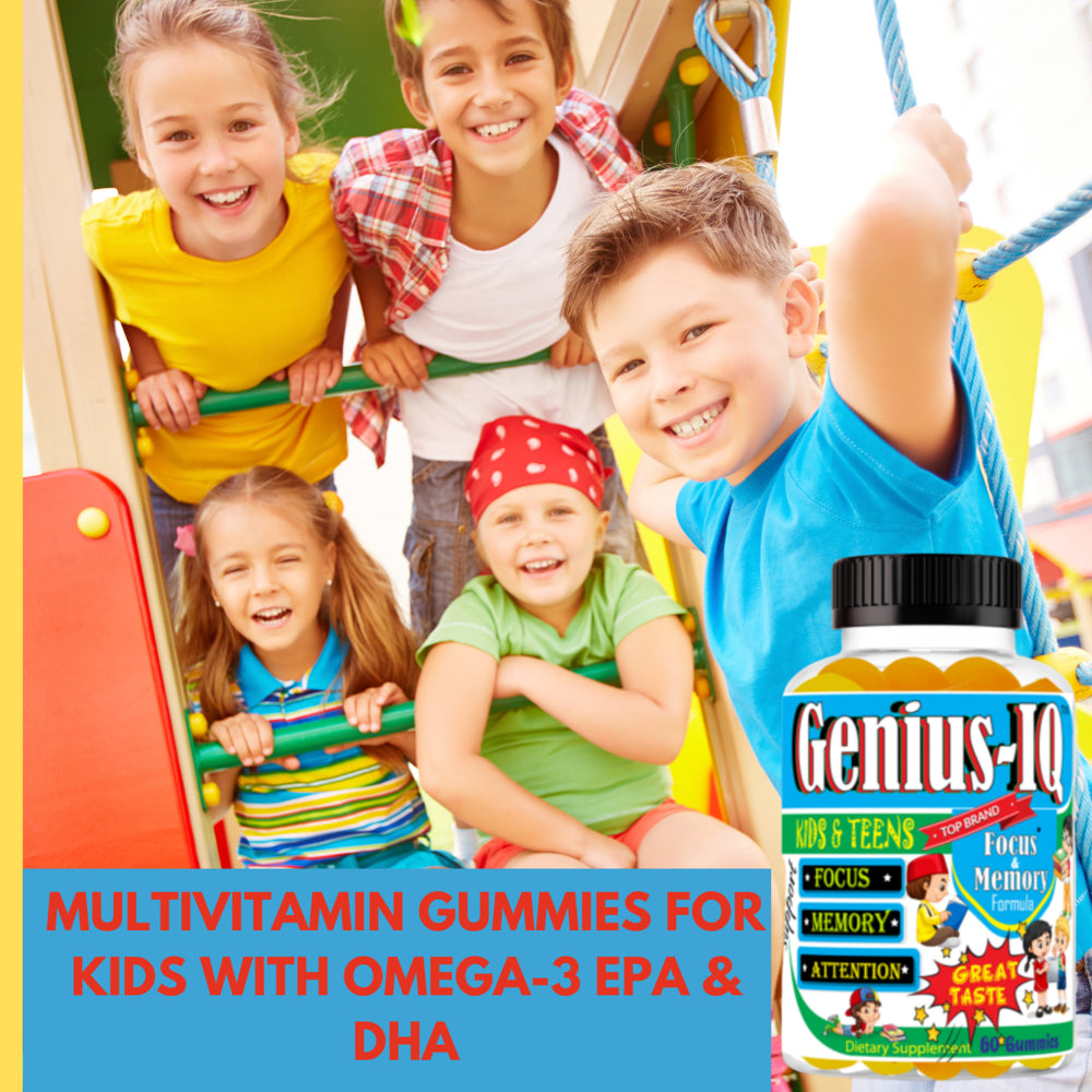 Kids Focus Gummies - Brain & Memory Support (60 Count)
