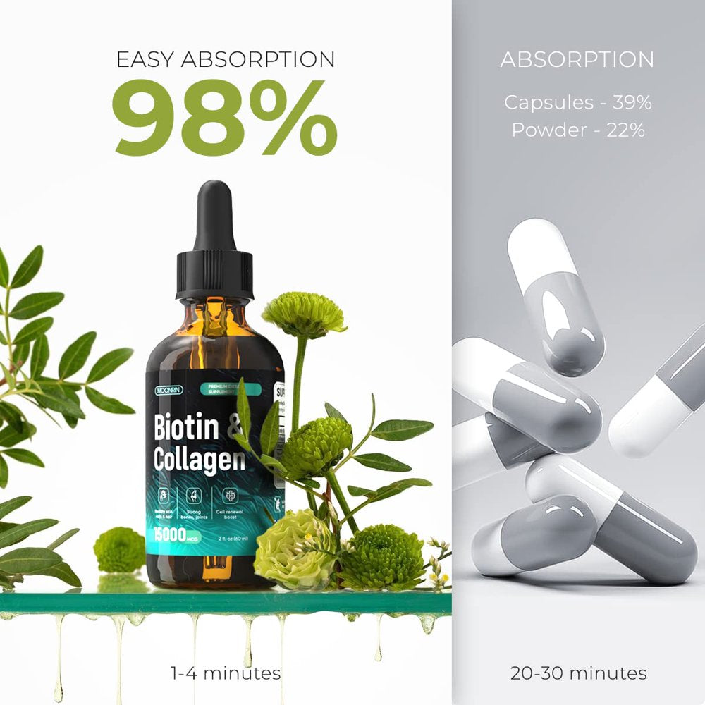 Biotin & Collagen Drops - Hair, Skin & Nail Support