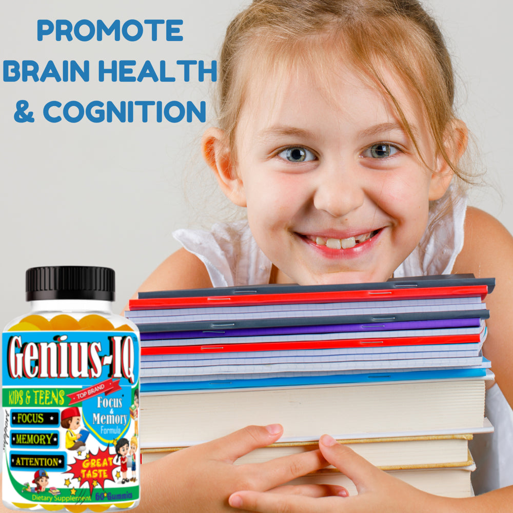 Kids Focus Gummies - Brain & Memory Support (60 Count)