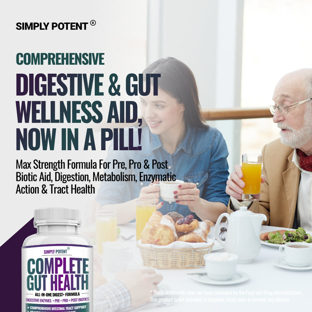 Gut Health Supplement | Enzymes, Pre/Pro/Postbiotics