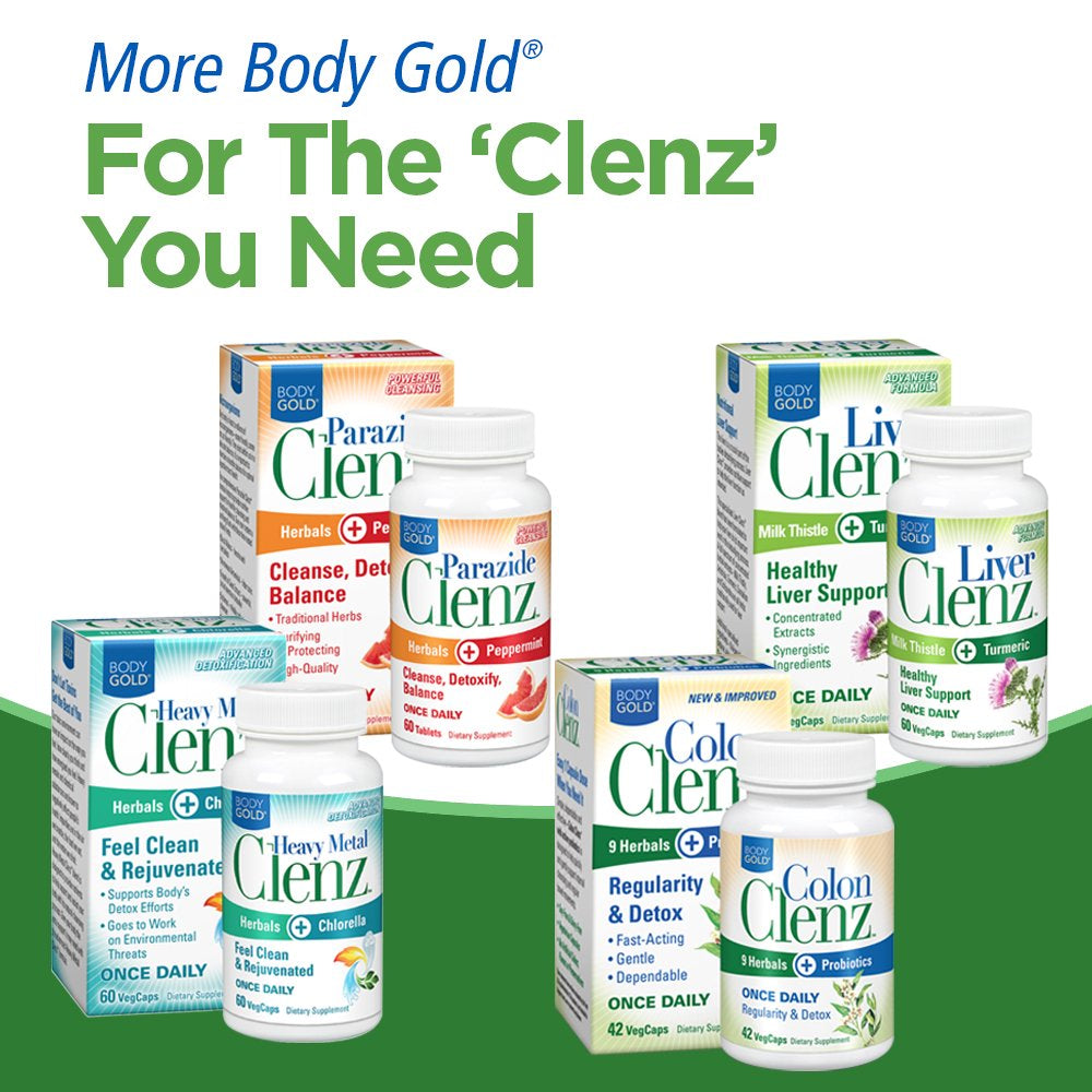 Body Gold Digestive Clenz - Natural Detox & Gut Support