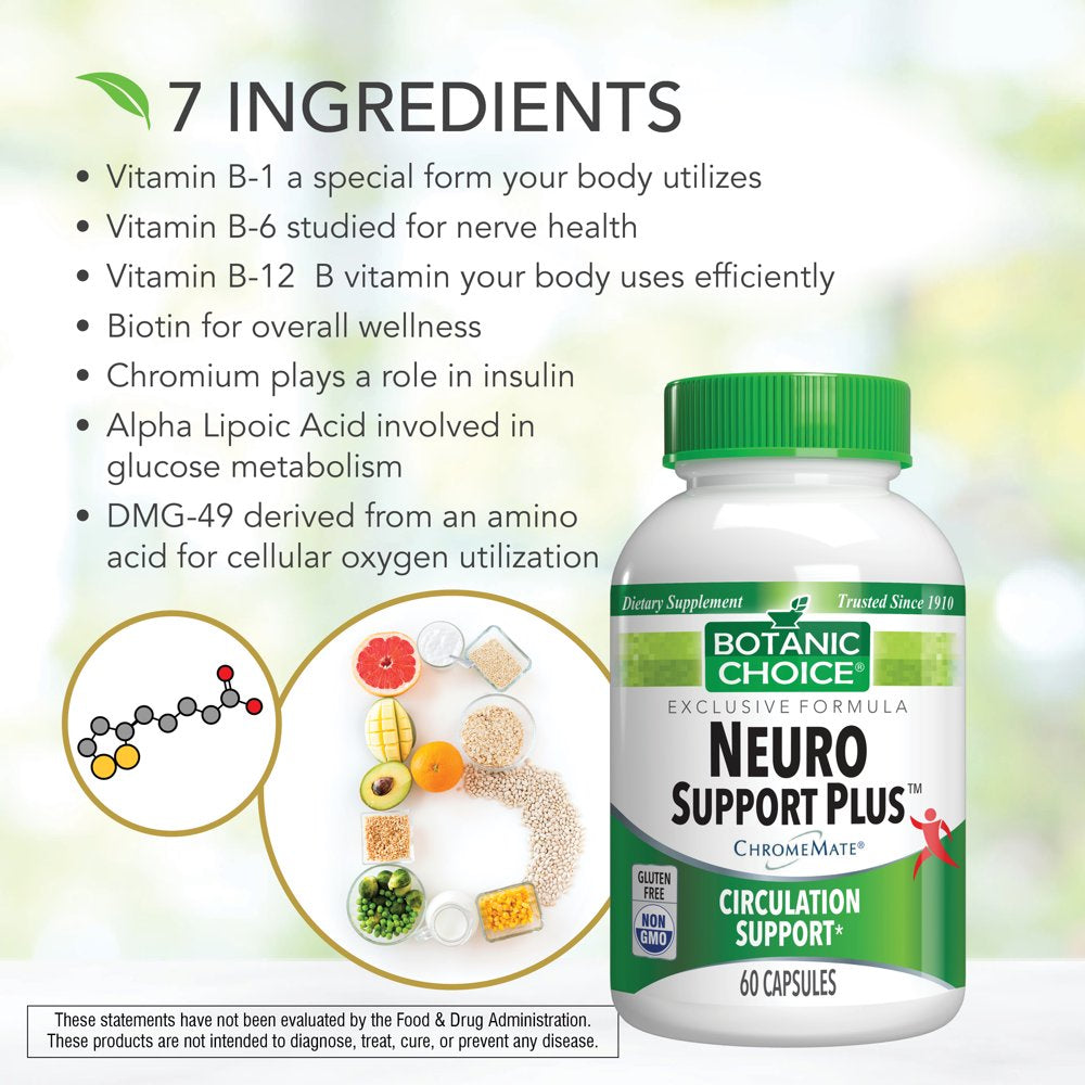 Neuro Support Plus - Botanic Choice - 60 Capsules