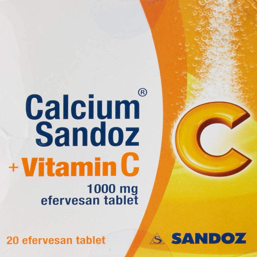Ca Tablets Ca-C 1000 Sandoz - Calcium & Vitamin C Tablets