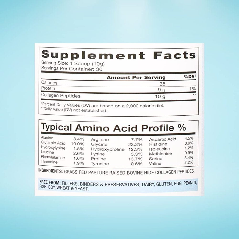 Grass Fed Collagen Powder - 30 Day Supply