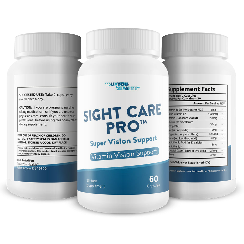 Vision Performance Supplement Sight Care Pro - Super Vision Support - Vitamin & Mineral Vision ...