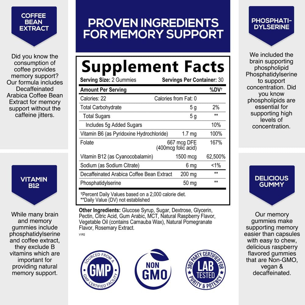 Brain Booster Gummies - Focus & Memory Support