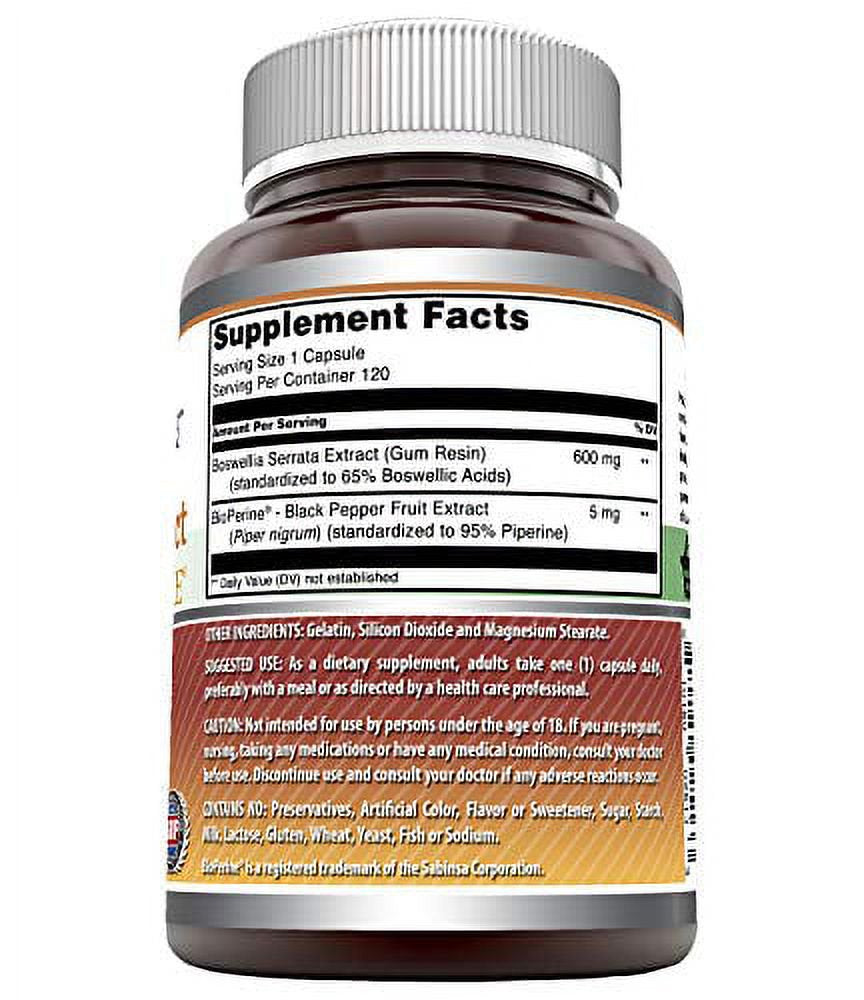 Contans Isolate Boswellia Extract 600mg - Joint & Muscle Health