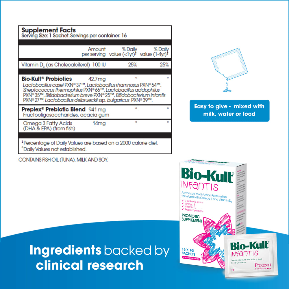 Bio Infatix Bio-Kult Infantis Probiotic for Kids - 16 Sachets