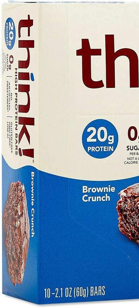 ThinkThin Brownie Crunch Bars - 10 Pack
